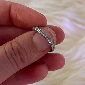 CZ eternity ring